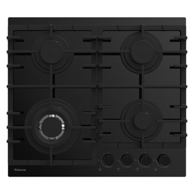 PLAQUE DE CUISSON ENCASTRABLE 4FEUX FOCUS VERRE FONTE-F405B